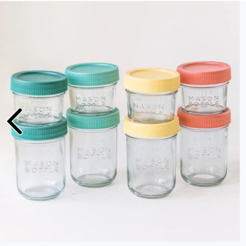 Breastmilk Storage Jar Set – Mason Bottle