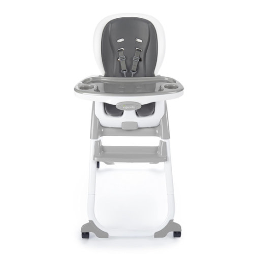 Ingenuity SmartClean Trio Elite 3-in-1 Convertible Baby High Chair, Toddler Chair, and Dining Booster Seat, For Ages 6 Months and Up, Unisex - Slate