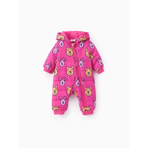 Winnie the Pooh Jumpsuit for Baby Boy/Girl (Thicken, Zipper Hooded Long-sleeve) Only $34.99 - PatPat US Mobile