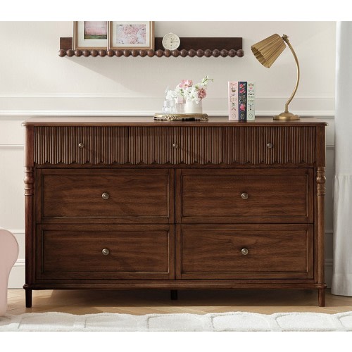 Chris Loves Julia Scallop 7-Drawer Dresser (56w x 19d") $1399