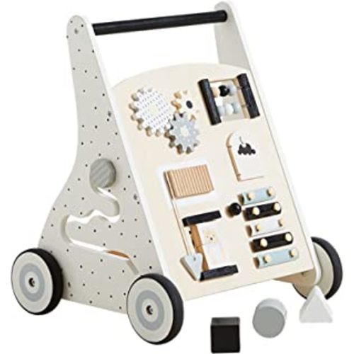 Amazon.com: Beright Wooden Baby Walker Push and Pull Learning Activity Walker Kids’ Activity Toy Multiple Activities Center Develops Motor Skills & Stimulates Creativity (Natural) : Baby