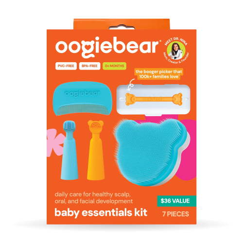 Oogiebear 7-Piece Baby Essentials Kit – BPA-Free Health, Oral, and Daily Care Set