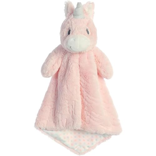 Aurora® Enchanting Magical Unicorn Aria Luvster Baby Stuffed Animal - Soft & Cuddly Toy - Comforting Companion - Pink 14 Inches