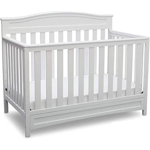 Delta Children Emery 4-in-1 Convertible Baby Crib - Greenguard Gold Certified, White