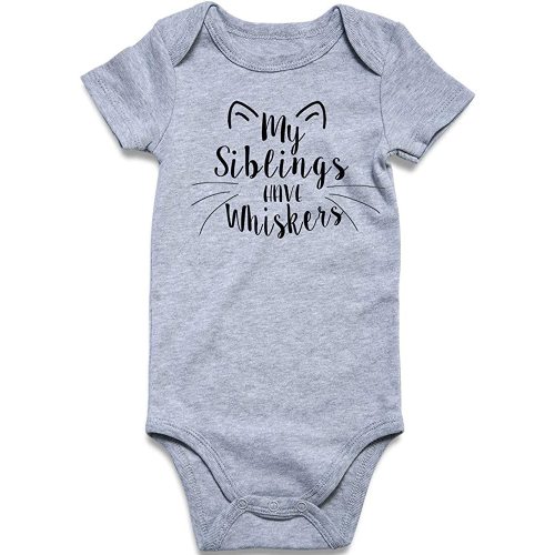 UNIFACO Unisex Baby Funny Saying Outfit Short and Long Sleeve Bodysuits Romper 0-18M