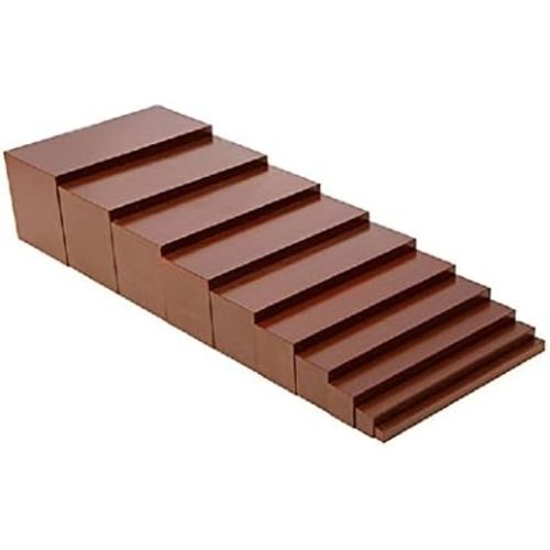 Adena Montessori Small Brown Stair Materials (5x5x10cm)
