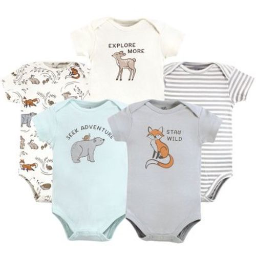Touched By Nature Organic Cotton Bodysuits, Dreamy Woodland, 0-3 Months : Target