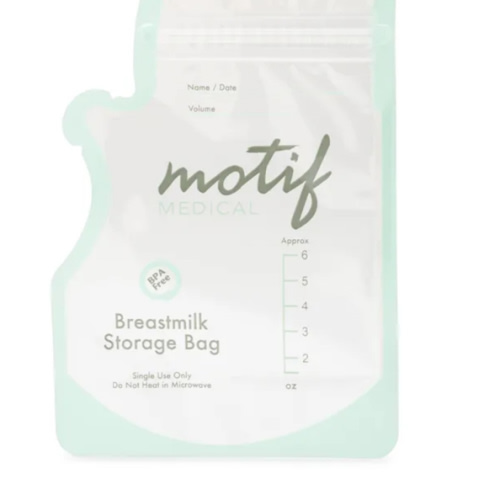 Breast Milk Storage Bags | Motif Medical