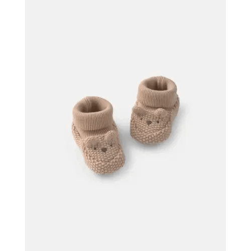 Baby Bear Baby Booties - Brown | Carter's