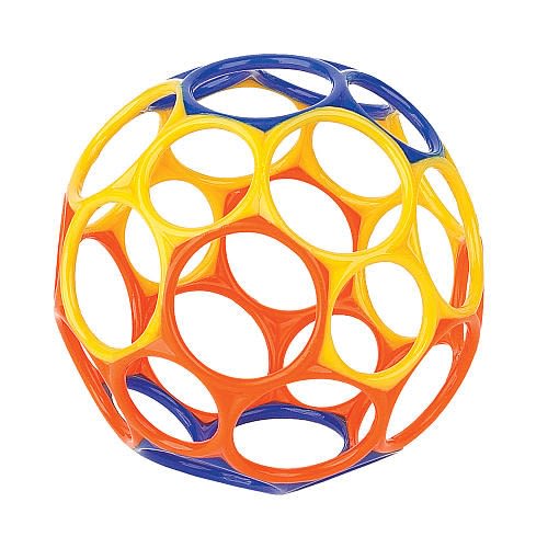 Oball 4 inch Rattle (Colors/Styles Vary)