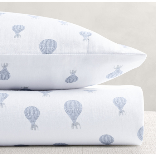 Floating Elephants Crib Fitted Sheet | RH Baby & Child