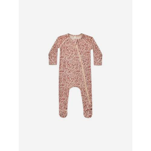 Bamboo Zip Footie || Flower Field