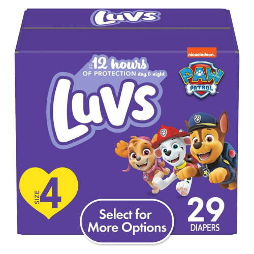 Luvs Diapers, Size 4, 29 Count