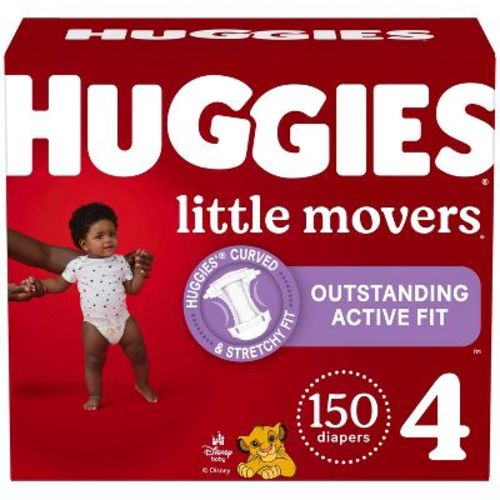 Huggies Little Movers Baby Disposable Diapers - Select Size and Count