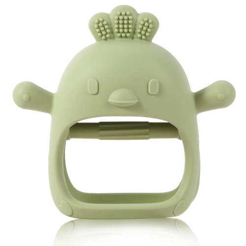 Baby Teething Toys, Teething Toys, Teethers for Babies 3-6 Months, Baby Chew Toys, BPA Free Teether Mitten with Soft Texture for Sensory Exploration and Itching Teething Relief