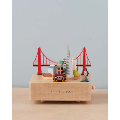 Pre-order: San Francisco Wooden Music Box (ships end of August - early– Odin Parker