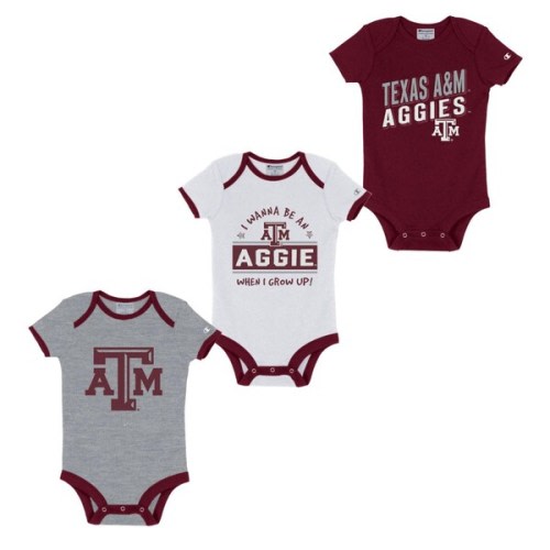 Texas A&M Aggies 3 Pack Bodysuit mar