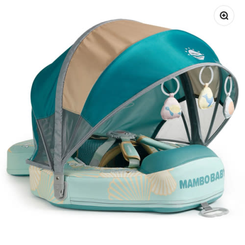 Mambobaby Float with Canopy and Tail Seashell