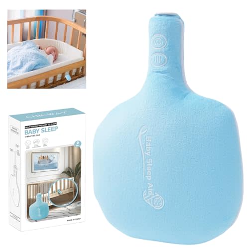 CHICWAY Baby Vibrating Soother, Baby Sleep Soother, Crib Vibrating Soother, 3 Vibration Modes, Help Baby Sleep, Crib Soother, Newborn Baby Essentials, Registry Gift, Shower Gift