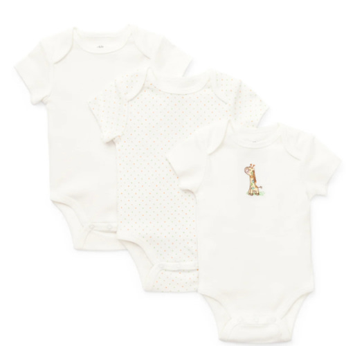 Giraffe 3-Pack Bodysuits