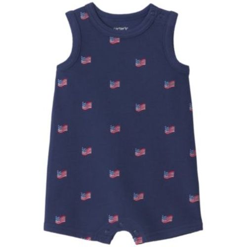 Baby Boys' American Flag Sleeveless Romper