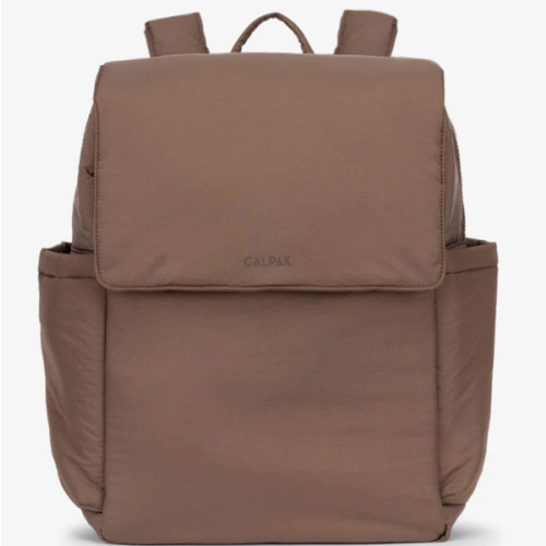 Diaper Backpack with Laptop Sleeve - HAZELNUT