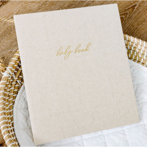 First Year Baby Memory Book - Sand