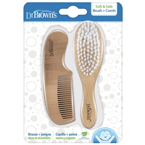 Dr. Brown's Soft and Safe Baby Brush + Comb