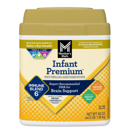 Member's Mark, Infant Premium, Infant Formula, Choose Size - Sam's Club