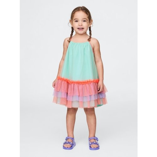 Baby & Toddler Colorblock Tulle Dress
