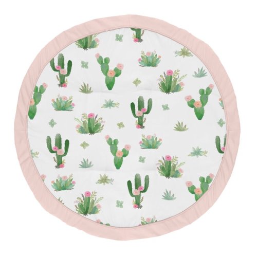 Sweet Jojo Designs Cactus Floral Baby Fabric Playmat | Wayfair