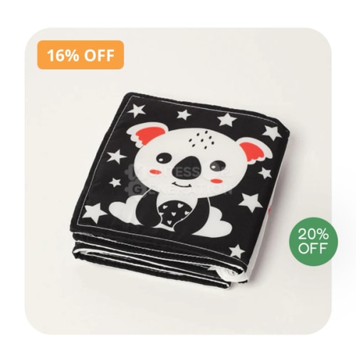 Montessori Newborn Contrast Book - Your Baby's First Book!