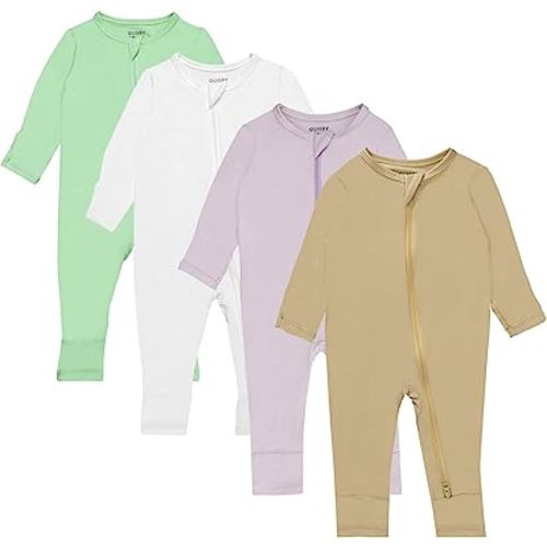 GUISBY Baby Pajamas with Mitten Cuffs