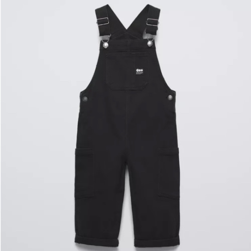 LONG DENIM OVERALLS - Black | ZARA United States