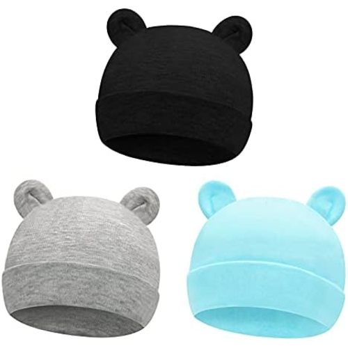 0-6m Sarfel Newborn Baby Boy Hats Cotton Baby Beanie Hospital Girl Hat Infant 0-6 Months Unisex