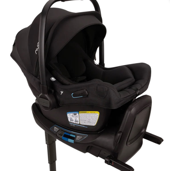 Nuna PIPA Aire RX Infant Car Seat with RELX base  - Caviar/Chocolate