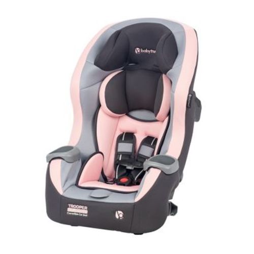 Baby Trend Trooper Slim 3-in-1 Convertible Car Seat - Quartz Pink: Forward or Rear Facing, Maximum Weight 90 lbs, Product Weight 25 lbs