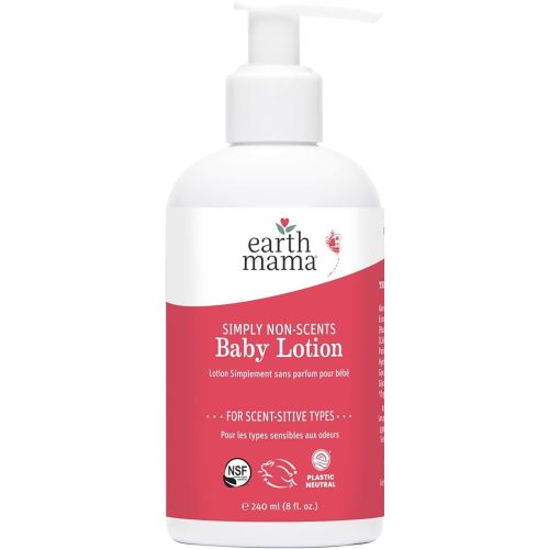 Earth Mama Simply Non-Scents Baby Lotion for Sensitive Skin, 240ml
