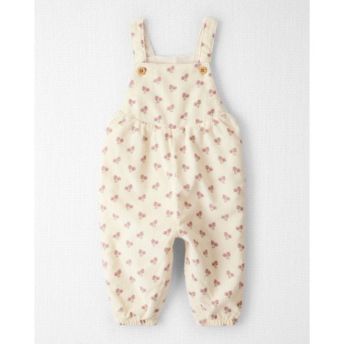 Baby Girl Organic Cotton Corduroy Overalls in Garden Bloom Print - Little Planet | Carter's