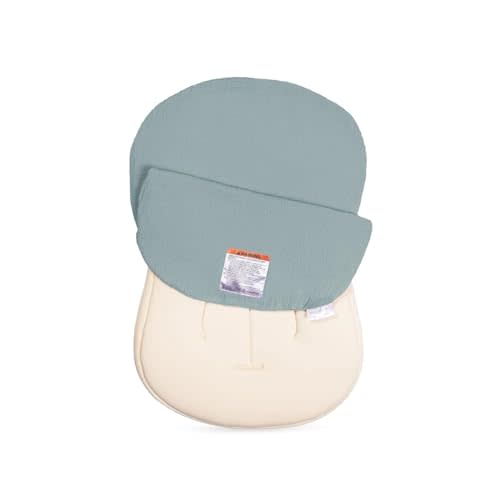snuggle me Organic Cotton Muslin Newborn Baby Lounger Cover - Slate | 100% Organic Cotton Baby Nest Slipcover For Infant Lounger, Soft & Breathable For Boys Girls, Machine Washable