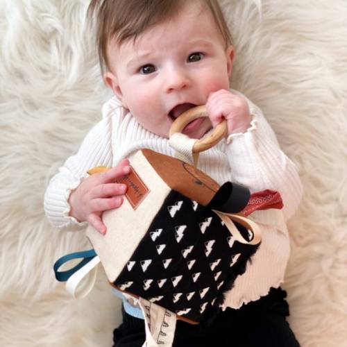 Baby Toy Block Baby Shower Gift Baby Rattle Teething Toy - Etsy