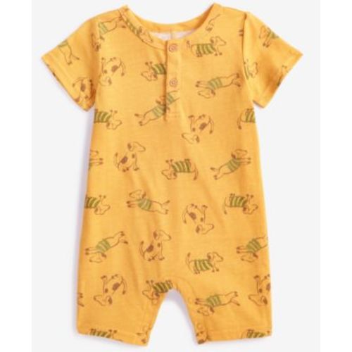 Baby Boys Prancing Pups Printed Sunsuit, Created for Macy's