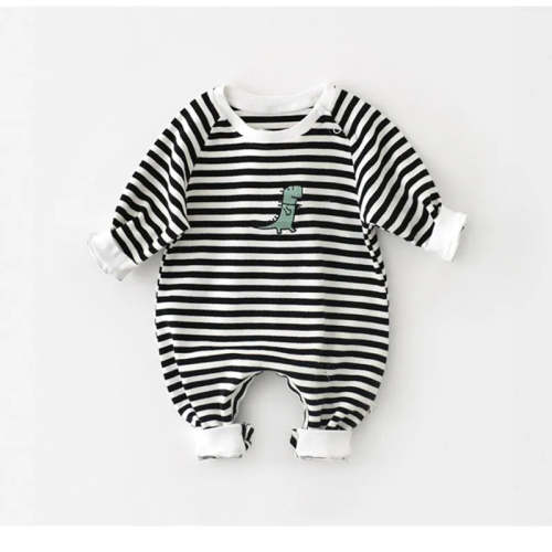 Dino Stripe Jumpsuit