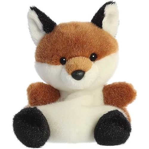 Aurora® Adorable Palm Pals™ Sly Fox™ Stuffed Animal - Pocket-Sized Play - Collectable Fun - Brown 5 Inches