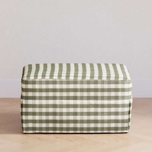 Namesake Crawford Gliding Ottoman In Eco-Weave Fabric | Water Repellent & Stain Resistant & Reviews | Wayfair