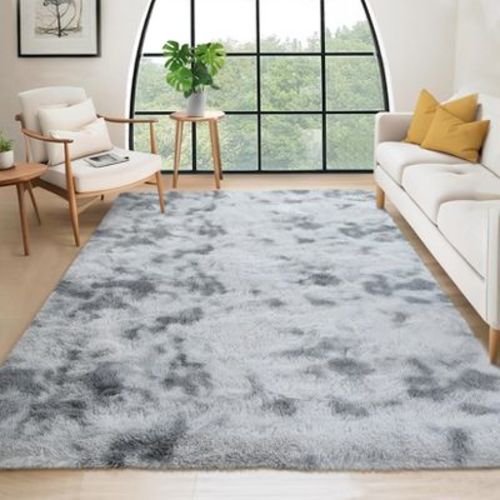 Fluffy Rug Non Slip - Ultra Soft Plush Faux Fur Area Rug for Living Room, Bedroom