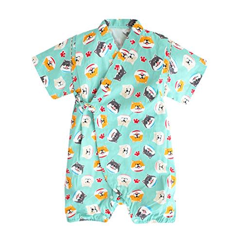 PAUBOLI Baby Romper Kimono Robe Cotton Japanese Pajamas
