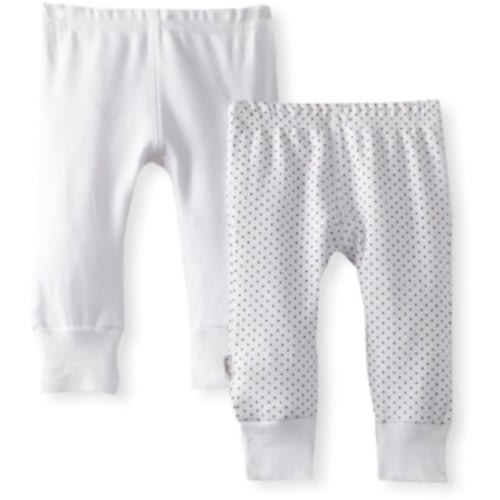 Kushies Unisexbaby Newborn Everyday Mocha Layette 2 Pack Footed Pants