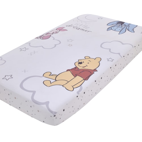 Disney Winnie The Pooh "Little Dreamer" Photo-Op Fitted Crib Sheet