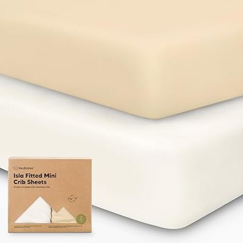 2-Pack Mini Crib Sheets for Pack N Play Mattress
